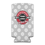 Logo & Tag Line Can Cooler - Tall 12 oz - Single w/ Logos