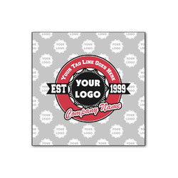 Logo & Tag Line Wood Print - 12" x 12" w/ Logos