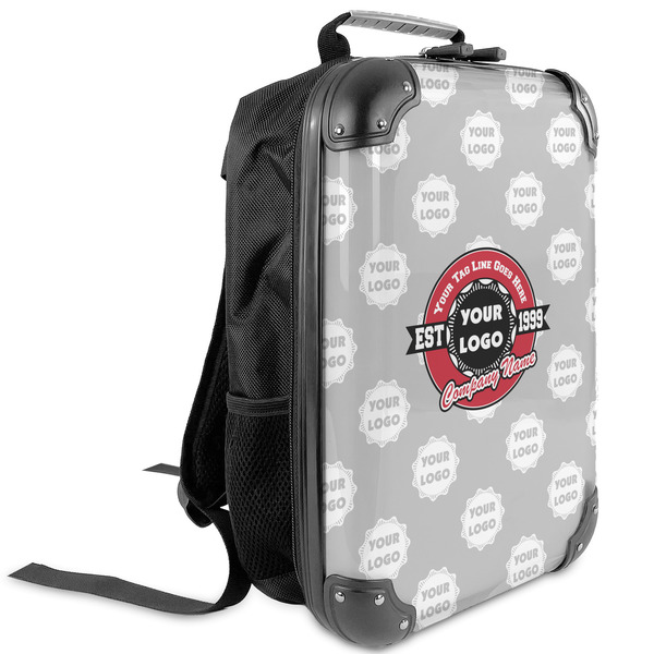 Custom Logo & Tag Line Kids Hard Shell Backpack w/ Logos