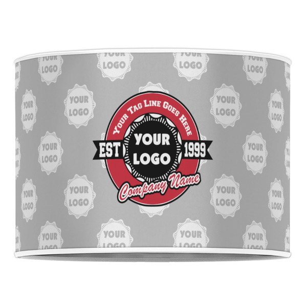 Logo & Tag Line 16" Drum Lampshade - FRONT (Poly Film)