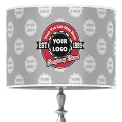 Logo & Tag Line Drum Lamp Shade (Personalized)
