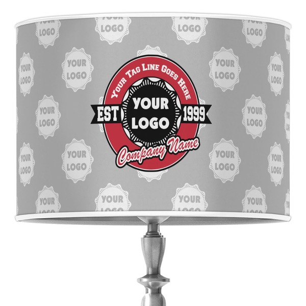 Custom Logo & Tag Line Drum Lamp Shade (Personalized)