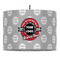 Logo & Tag Line Drum Pendant Lamp (Personalized)