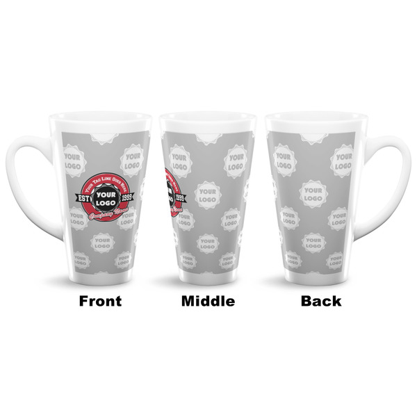 Logo & Tag Line 16 Oz Latte Mug - Approval