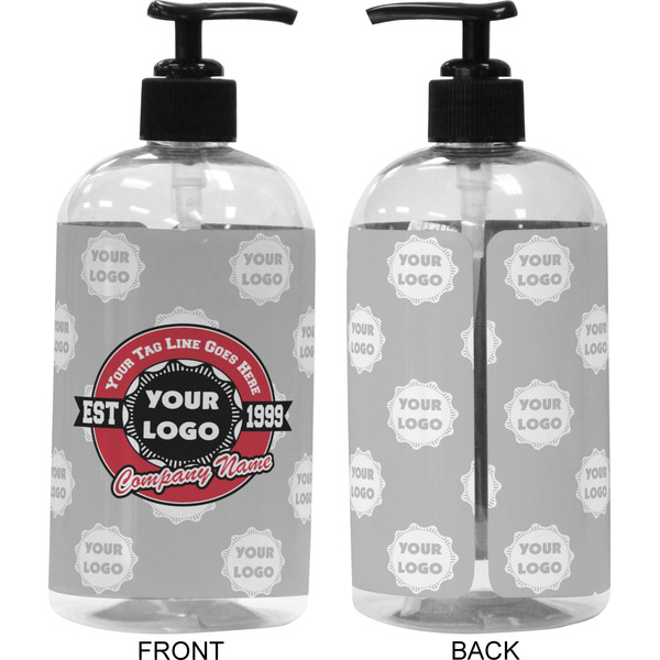 Logo & Tag Line 16 oz Plastic Liquid Dispenser (Approval)