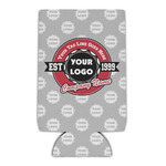 Logo & Tag Line Can Cooler - 16 oz - Single w/ Logos