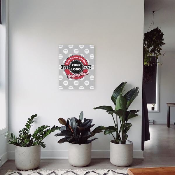 Logo & Tag Line 16x20 - Canvas Print - In Context