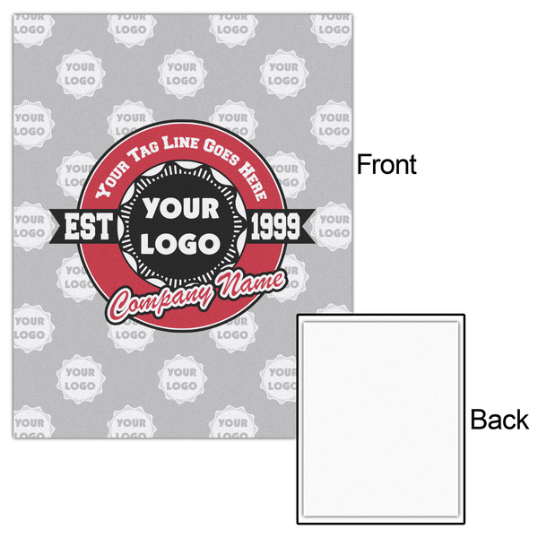 Logo & Tag Line 16x20 - Matte Poster - Front & Back