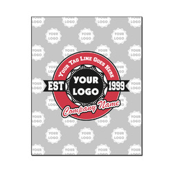 Logo & Tag Line Wood Print - 16" x 20" w/ Logos