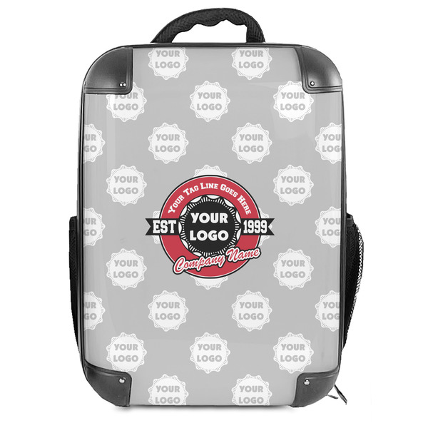Custom Logo & Tag Line Hard Shell Backpack w/ Logos