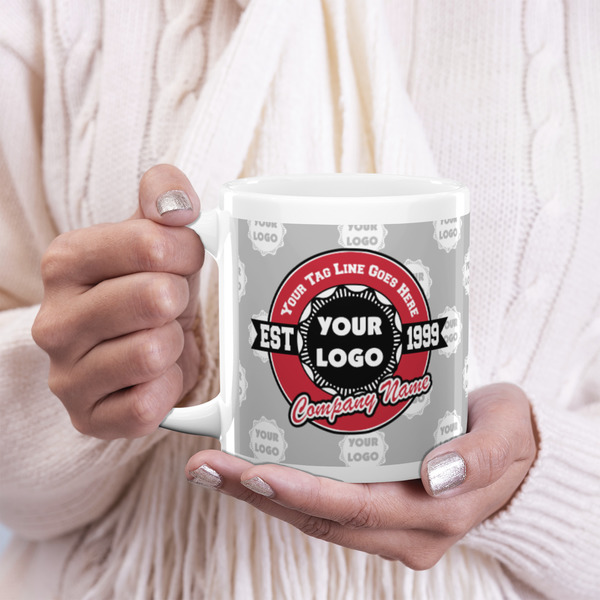 Logo & Tag Line 20oz Coffee Mug - LIFESTYLE