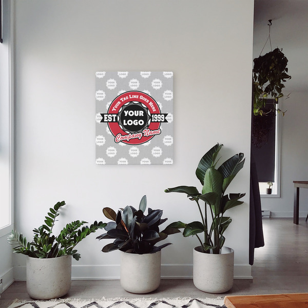 Logo & Tag Line 20x24 - Canvas Print - In Context