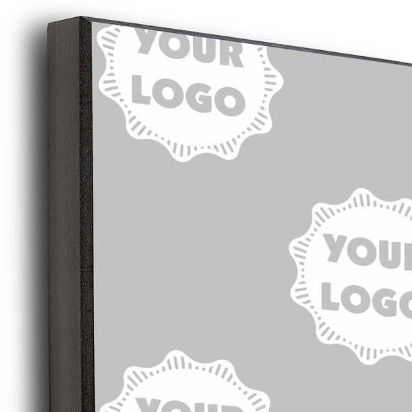 Logo & Tag Line 20x24 Wood Print - Closeup