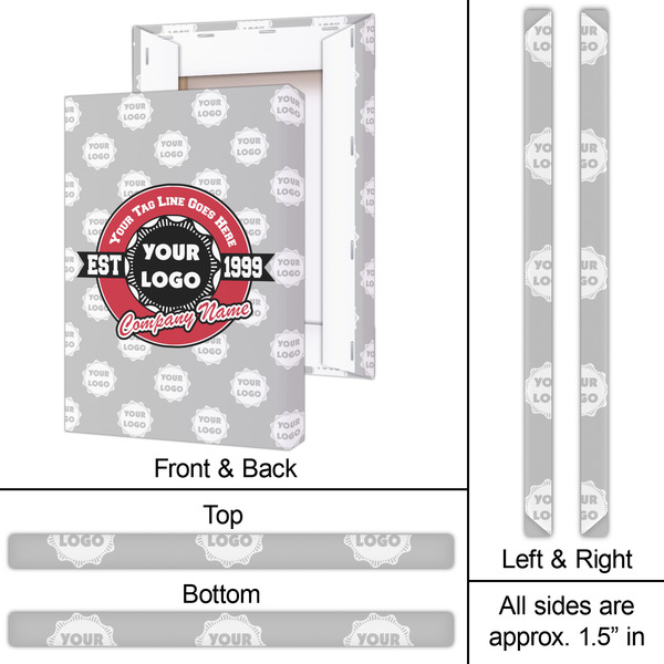 Logo & Tag Line 20x30 - Canvas Print - Approval