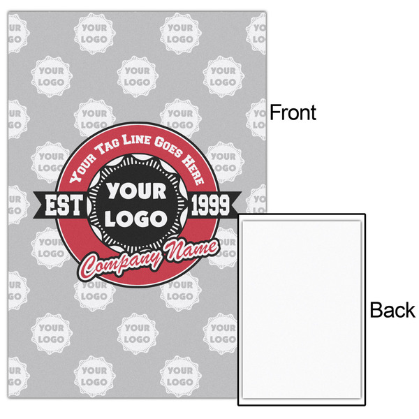 Logo & Tag Line 20x30 - Matte Poster - Front & Back