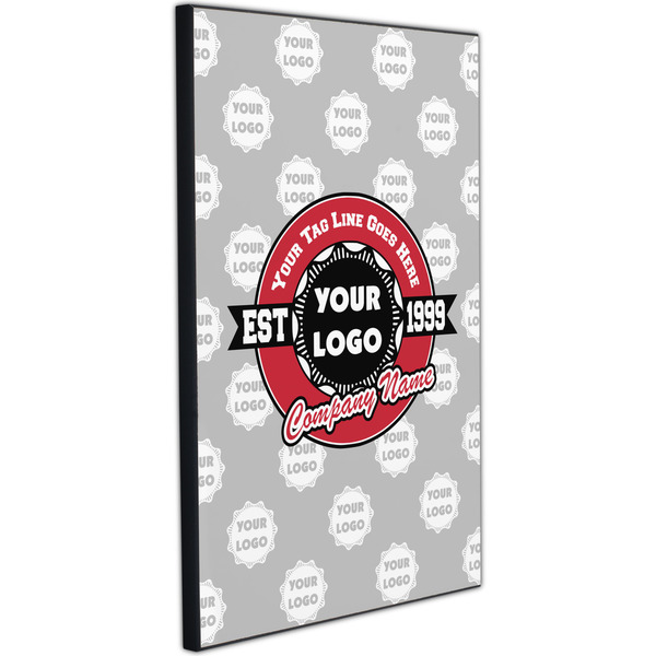 Logo & Tag Line 20x30 Wood Print - Angle View