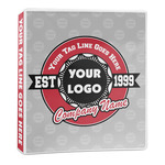 Logo & Tag Line 3-Ring Binder - 1 inch (Personalized)