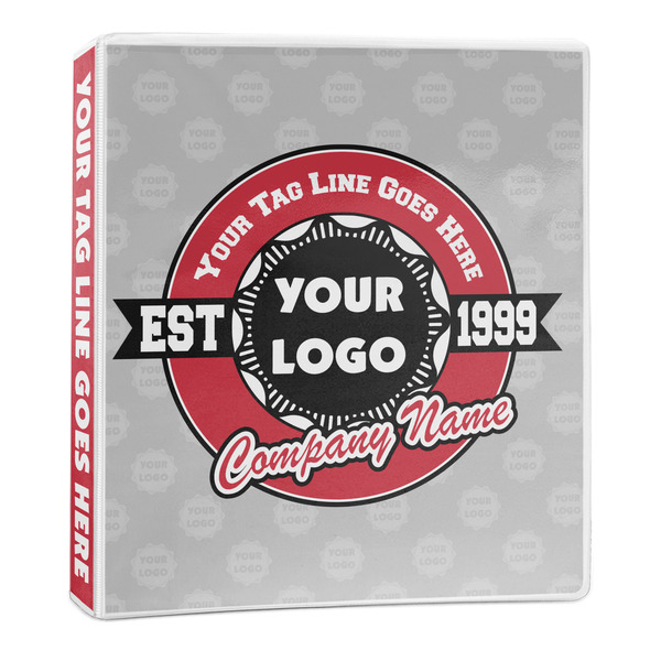 Logo & Tag Line 3-Ring Binder Main- 1in