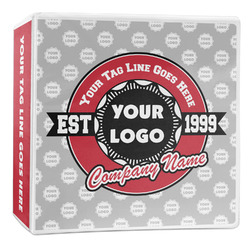 Logo & Tag Line 3-Ring Binder - 2 inch (Personalized)