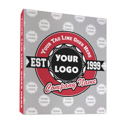 Logo & Tag Line 3-Ring Binder - Full Wrap - 1" (Personalized)