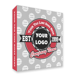 Logo & Tag Line 3-Ring Binder - Full Wrap (Personalized)