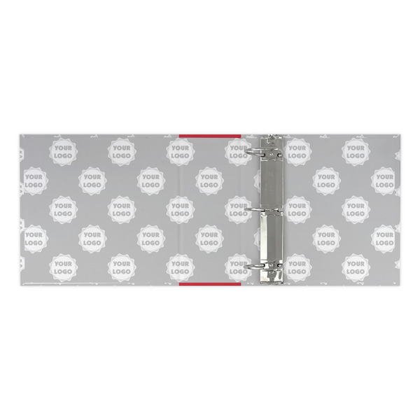 Logo & Tag Line 3 Ring Binders - Full Wrap - 3" - OPEN INSIDE