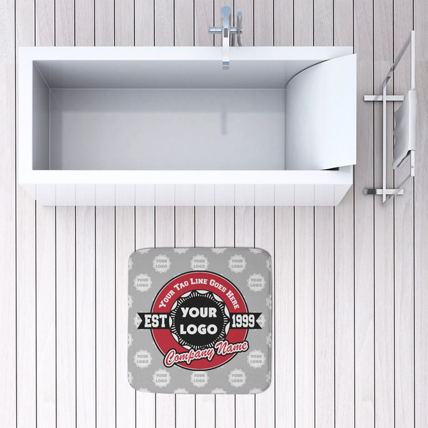 Logo & Tag Line 48x48 Foam Memory Mat - LIFESTYLE