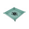 Logo & Tag Line 6" x 6" Teal Leatherette Snap Up Tray - CHILD MAIN
