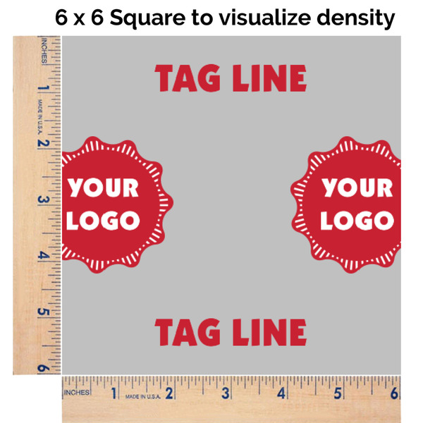 Logo & Tag Line 6x6 Swatch of Fabric