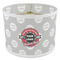 Logo & Tag Line 8" Drum Lampshade - ANGLE Poly-Film