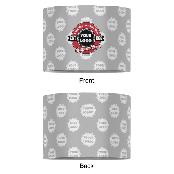 Logo & Tag Line 8" Drum Lampshade - APPROVAL (Fabric)
