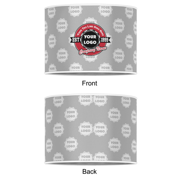 Logo & Tag Line 8" Drum Lampshade - APPROVAL (Poly Film)