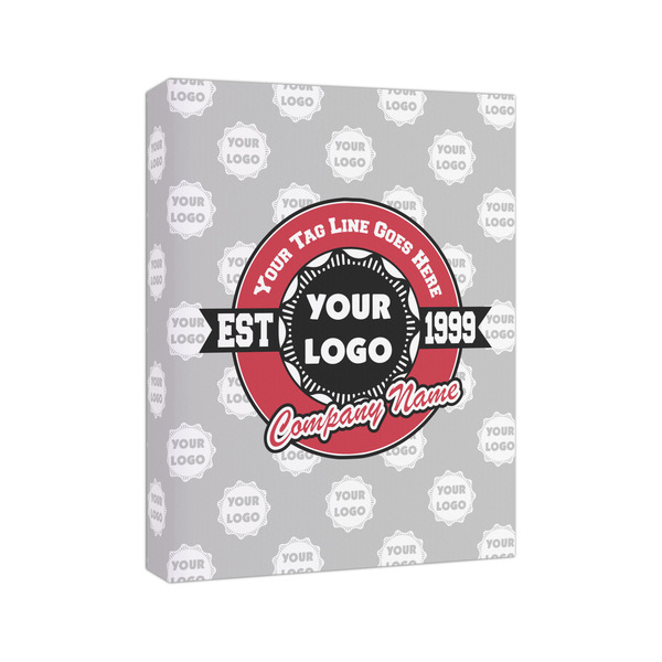 Logo & Tag Line 8x10 - Canvas Print - Angled View