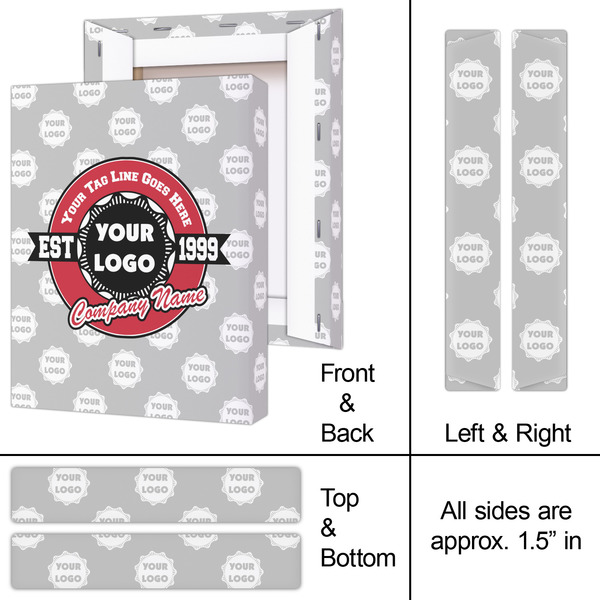 Logo & Tag Line 8x10 - Canvas Print - Approval