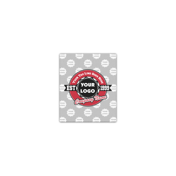 Custom Logo & Tag Line Canvas Print - 8" x 10" w/ Logos