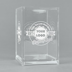 Logo & Tag Line Acrylic Pen Holder (Personalized)
