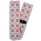 Logo & Tag Line Adult Crew Socks - Single Pair - Front and Back