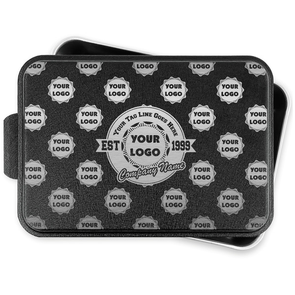 Custom Logo & Tag Line Aluminum Baking Pan with Lid (Personalized)