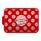 Logo & Tag Line Aluminum Baking Pan with Red Lid (Personalized)