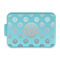 Logo & Tag Line Aluminum Baking Pan with Teal Lid (Personalized)