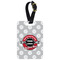 Logo & Tag Line Metal Luggage Tag w/ Logos