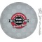 Logo & Tag Line Glass Appetizer / Dessert Plate 8" - Single (Personalized)