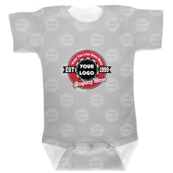 Logo & Tag Line Baby Bodysuit - 6-12 Month w/ Logos