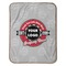 Logo & Tag Line Baby Sherpa Blanket - Flat