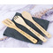 Logo & Tag Line Bamboo Cooking Utensils - Set - In Context