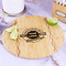 Logo & Tag Line Bamboo Cutting Board - In Context