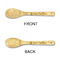 Logo & Tag Line Bamboo Spoons - Double Sided - APPROVAL
