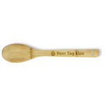 Logo & Tag Line Bamboo Spoon - Double-Sided (Personalized)