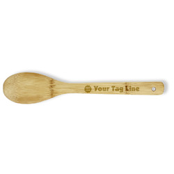 Logo & Tag Line Bamboo Spoon - Single-Sided (Personalized)
