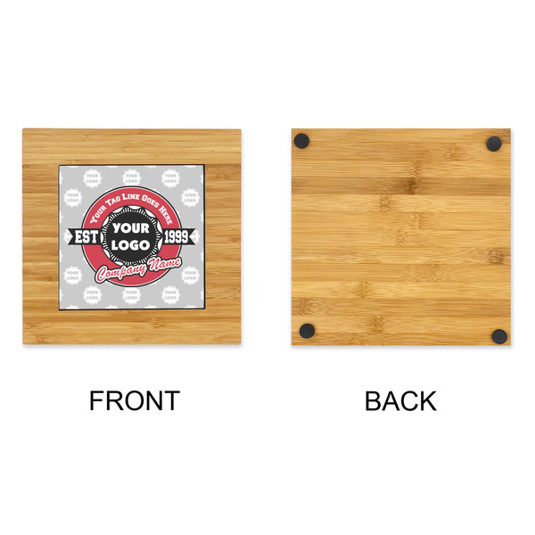 Logo & Tag Line Bamboo Trivet with 6" Tile - APPROVAL